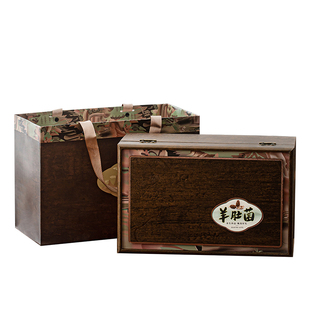 2026新款野生羊肚菌礼盒空盒半斤装新鲜干货羊肚菌菇包装盒高级感