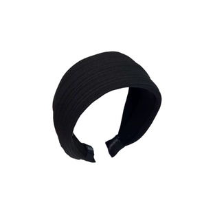 宽边褶皱发箍女2025新款高颅顶头箍洋气时尚发卡气质遮发际线头饰