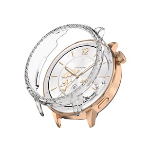 适用于oppowatchx2mini手表壳OPPO智能运动手表仿镶钻保护壳WatchX2镂空壳半包硬壳透明表壳轻奢防摔配件