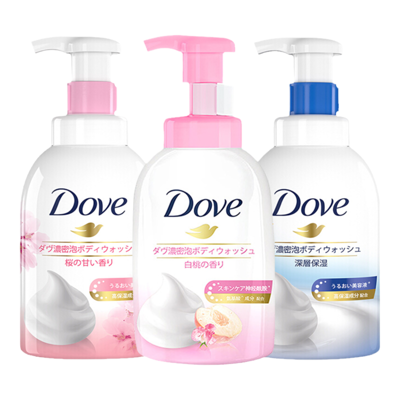 Dove/多芬樱花甜香泡泡沐浴液