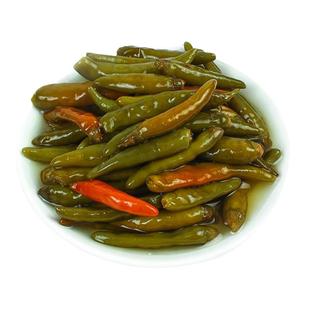 腌制小尖椒咸菜辣椒泡菜500g袋装开胃下饭菜小辣椒野山椒农家自制