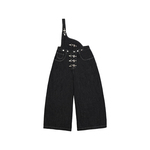 哟酷酷（零下五度）秋季单肩牛仔背带裤女修身显瘦休闲牛仔裤女