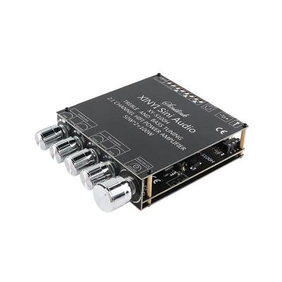 50W*2+100W低音炮蓝牙音频功放板2.1声道模块高/重低音调XY-S100H