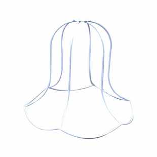 订做DIY灯罩架子编织手工绳艺灯罩灯架台灯圆形方形五金铁架配件