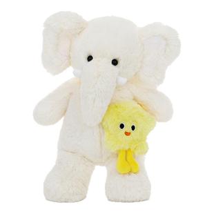 McHugs星星包大象玩偶毛绒玩具娃娃睡觉抱枕高级公仔可爱新年礼物