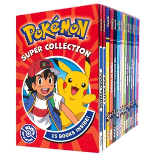 英文原版 Pokemon Ultimate Collection 精灵宝可梦大冒险 儿童初级章节小说 桥梁书 英语课外读物 英文原版进口
