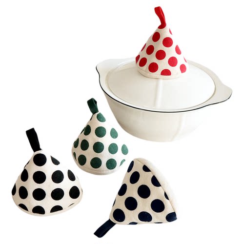 居家家三角隔热锅帽家用厨房烤箱防烫三角帽铁锅手柄把手防烫神器