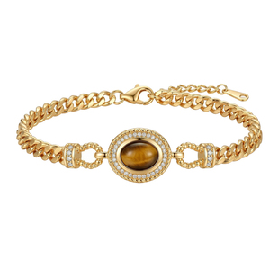 《星河简书》原创设计纯银天然虎眼石手链法式复古女小众美拉德风