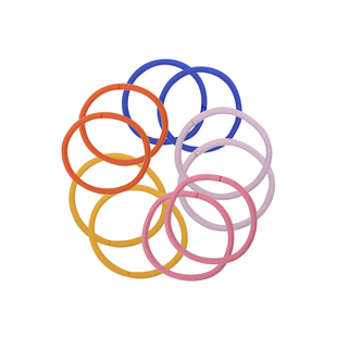 2025新色！糖果色基础高弹力发圈头绳扎马尾皮筋皮套少女彩色发饰