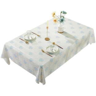 餐桌布防水防油免洗塑料长方形桌垫家用欧式茶几桌布防烫PVC台布