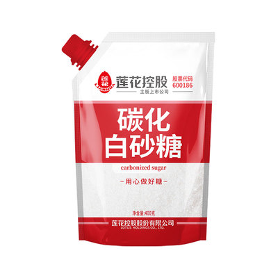 莲花碳化白砂糖400g白糖甘蔗食糖
