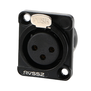 卡侬插座焊接卡农公母座连接线端子舞台灯光音响话筒卡龙D型XLR