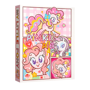 小马宝莉卡册拍立得相册卡片小卡收纳收集册高颜值ins风叶罗丽九宫格大容量活页追星卡牌收藏册透明内页高级