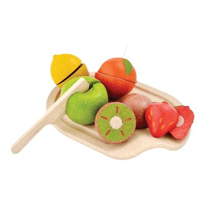PlanToys儿童仿真水果切切乐玩具