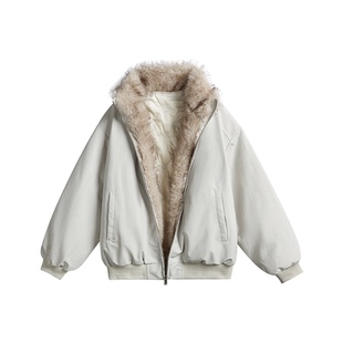 悟空有货潮牌冬季90绒座山雕加厚羽绒服男女美式复古情侣保暖外套