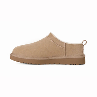 UGG女经典超低帮Micro休闲四季鞋通勤百搭懒人拖鞋保暖鞋1173891