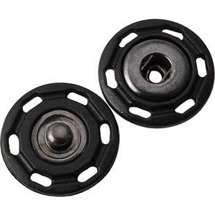 衣服隐形暗扣羊绒大衣扣子外套睡衣纽扣黑色塑料扣子子母扣按压式