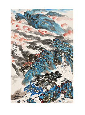荣宝斋国画毛笔手绘真迹装饰画