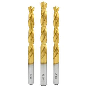 迪跃6542镀钛麻花钻头 高硬度钻钢直柄麻花钻 钢铁不锈钢打孔大全