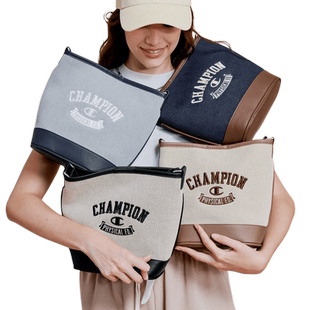 Champion冠军水桶包女时尚百搭经典手提包男休闲运动单肩斜挎背包
