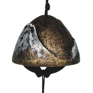 日本南部铸铁风铃富士山户外国风日式挂件复古露营铃铛生日礼物