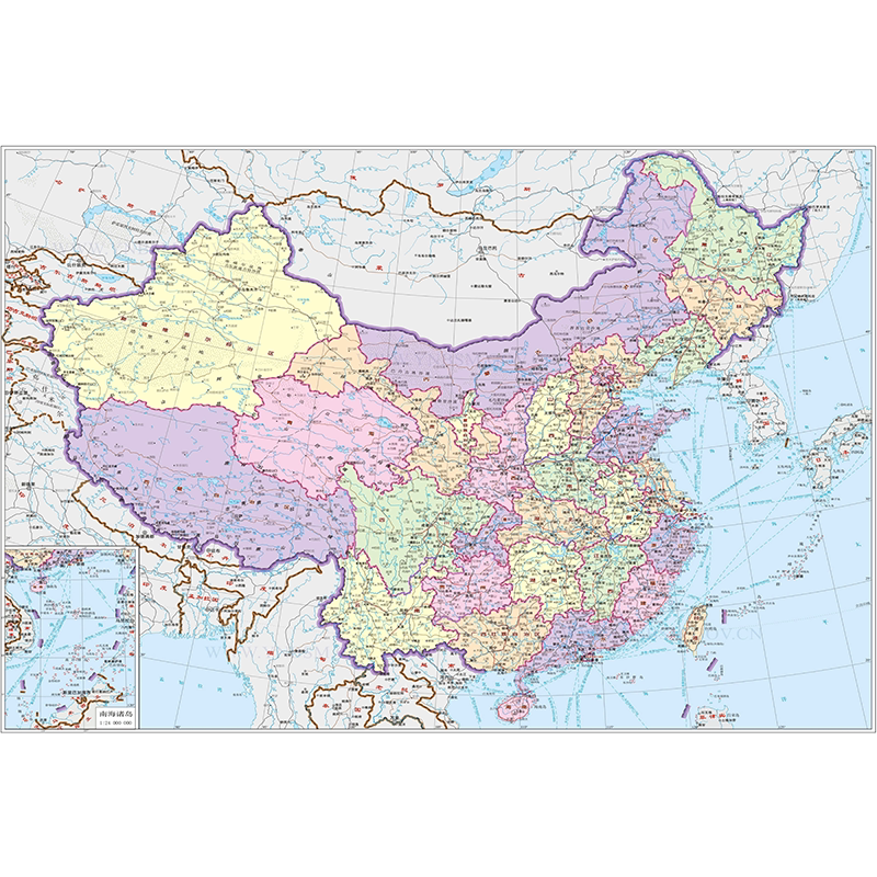 1000片木质拼图成人儿童益智玩具初高中学生地理学习中国世界地图