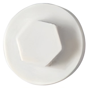 六角钻尾螺丝防水帽燕尾自攻螺丝盖帽彩钢瓦固定钉塑料保护盖帽M8