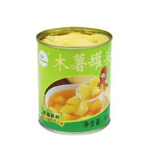 古茗同款桃胶木薯炖奶银耳木薯羹甜品饮即食黄心木薯糖水罐头900g