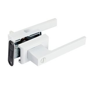 卫生间门锁通用型磁吸长虹玻璃门锁浴室铝合金门把手家用厕所门锁