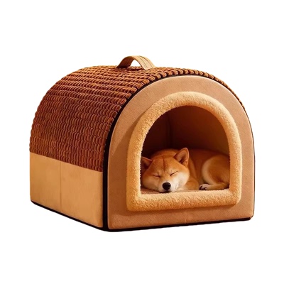 狗窝冬季保暖可拆洗狗屋