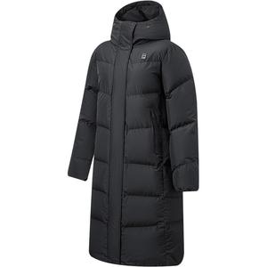 李宁火锅羽绒服丨女士长款冬季官方羽绒服连帽宽松鸭绒外套运动服