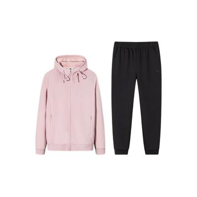 安踏易打理运动套休闲跑步两件套