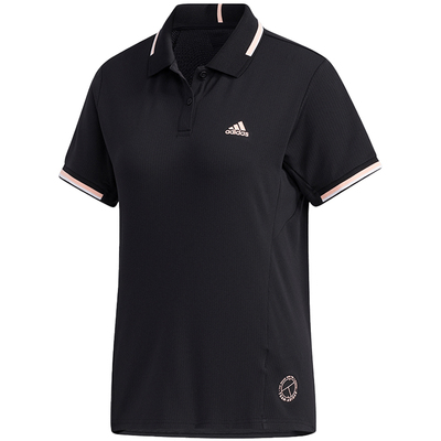 阿迪达斯女子透气网球短袖POLO衫