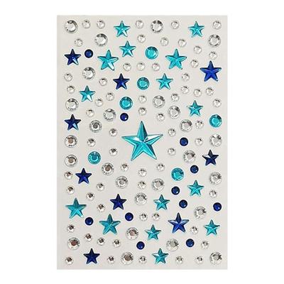 爱心五角星钻儿童节化妆贴纸自粘