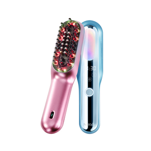 妮雀娜头皮鲜养梳红光梳头部按摩电动健发梳护理仪