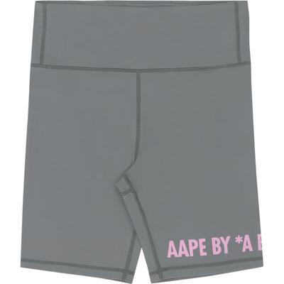 Aape旗舰店女装字母印花运动短裤