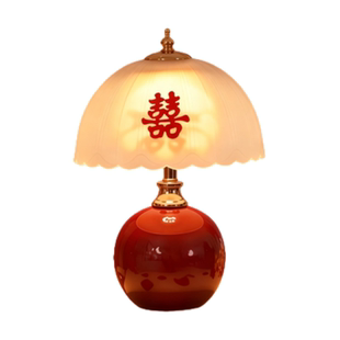中古风卧室床头柜结婚长明灯主卧温馨氛围浪漫夜灯婚庆闺蜜伴手礼