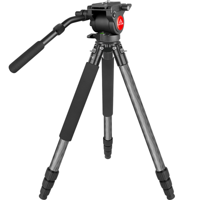 缔峰专业款碳纤维摄影摄像三脚架