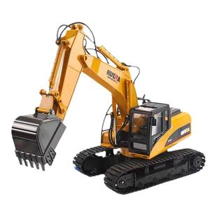 汇纳工程车重型遥控合金挖掘机充电高仿真挖机耐摔耐玩高品质玩具