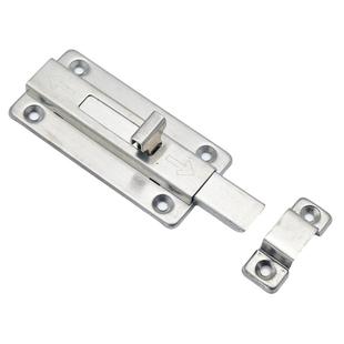 不锈钢加厚自动弹簧插销手动锁扣门锁门闩卫生间门栓木门防盗门销