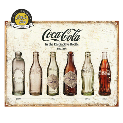 美国可口可乐复古铁皮海报