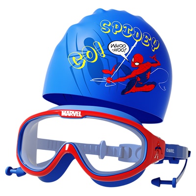 迪士尼蜘蛛侠泳镜儿童高清防水