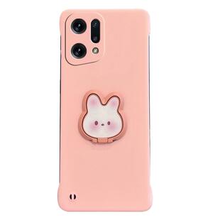 适用于oppofindx5手机壳find x5pro天玑版pffm10新款oppo曲屏0pp0finx5半包oppox5带支架oppofind无边框fingx