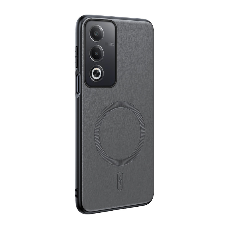 适用oppoA3活力版磁吸皮质手机壳