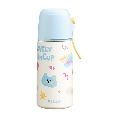 relea小容量吸管儿童保温杯新款