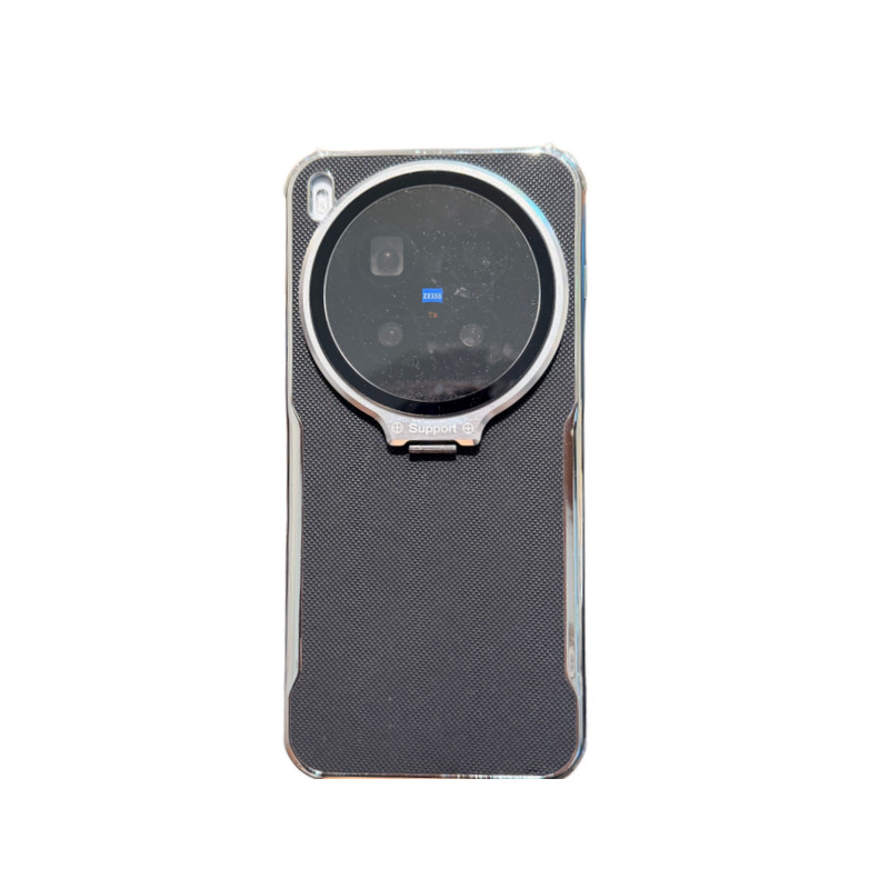 适用vivox300手机壳x300s高端素皮钻石纹镜头支架vivox300pro自带镜头保护膜防摔x300电镀防摔外壳