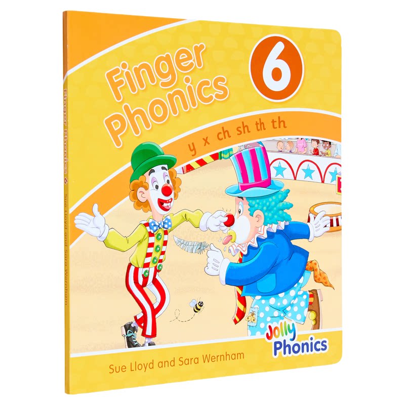 Finger Phonics Book 6 快乐自然拼读手指拼读书6 英文原版 英语字母表字母发音 多感官教学活动 Jolly Phonics 大音