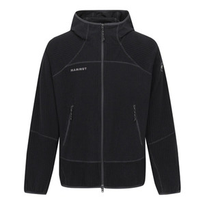 韩国25猛犸象MAMMUT Grid ML Hooded Jkt 抓绒衣夹克连帽保暖男女