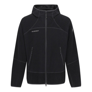 韩国25猛犸象MAMMUT Grid ML Hooded Jkt 抓绒衣夹克连帽保暖男女