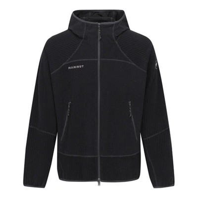 猛犸象抓绒衣夹克连帽保暖男女